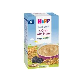 Hipp Instant mlečna kaša sa 5 vrsta žitarica i suvom šljivom 250 g