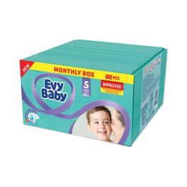 Evy Baby pelene Box 5 Junior 12-25 kg 80 kom Novo