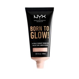 NYX Professional Makeup Born To Glow tečni puder 1.3 Light Porcelain