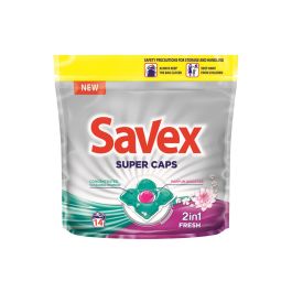 Savex fresh 2u1 kapsule za pranje veša 14 kom
