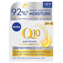 Q10 Extra Nourish Deep Restoring dnevna krema protiv bora sa SPF15 50 ml