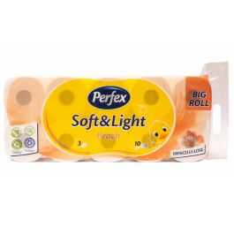 Perfex toalet papir soft & light breskva 10/1 3sl