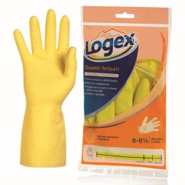 Logex gumene rukavice, sa pamučnom postavom, veličina L