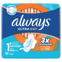 Always Ultra Normal higijenski ulošci sa krilcima 10 komada
