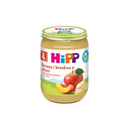 Hipp banana i breskva u jabuci kašica 190 g