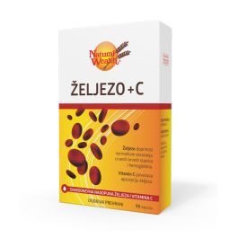 Natural Wealth Gvožđe sa vitaminom C 90 tableta
