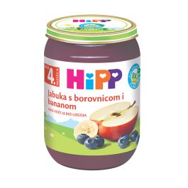 Hipp BIO kašica Jabuka sa borovnicom i bananom 190 g