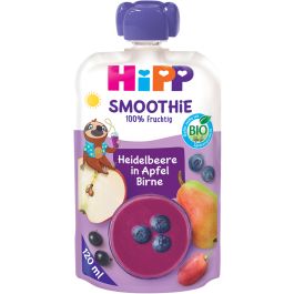 Hipp BIO voćni Smoothie napitak Borovnica, jabuka i kruška 120 ml