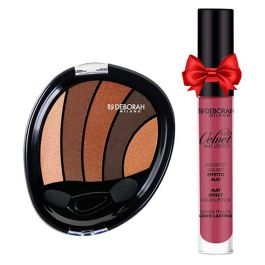 Deborah Set senka Perfect Smokey Palette 1 + Velvet ruž