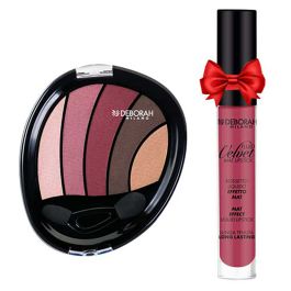 Deborah Set senka Perfect Smokey Palette 2+Velvet ruž