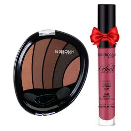 Deborah Set senka Perfect Smokey Palette 6+Velvet ruž