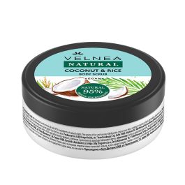 Velnea Natural coconut & rice body scrub 200 ml