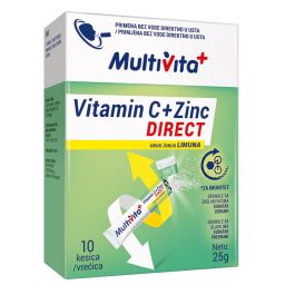 Multivita vitamin c+zinc direct 10 kesica