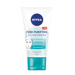 NIVEA Pore Purifying 3u1 piling maska za čišćenje lica 150 ml