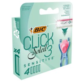 BIC brijač sistem ženski Click3 Soleil Sensitive 4 dopune