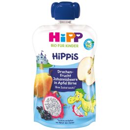 HiPPiS BIO Jabuka i kruška sa zmajevim voćem i ribizlom 100 g