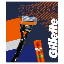 Gillette Fusion muški set brijač i gel za brijanje 200 ml