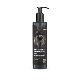Organic Shop Blackwood & Mint muški šampon i gel za tuširanje 2 u 1, 280 ml