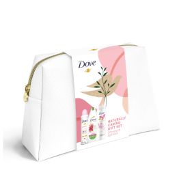 Dove ženski poklon paket Pirinač torba (Gel za tuširanje 225 ml + Losion za telo 250 ml+ Dezodorans 150 ml)