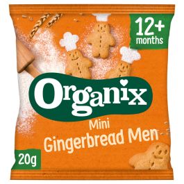 Organix organski mini biskviti - džindžermen, 12m+, 20 g