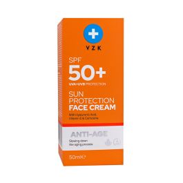 VZK Krema za zaštitu kože lica od sunca i protiv starenja spf 50 + 50 ml
