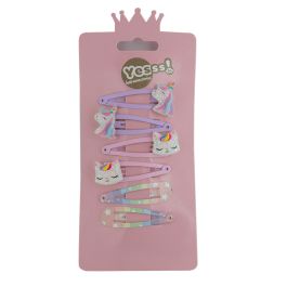 Yesss! dečije šnalice unicorn 6 kom