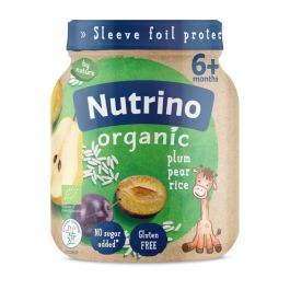 Nutrino organska kašica od šljive i kruške sa pirinčem i dodatkom vitamina C 125 g
