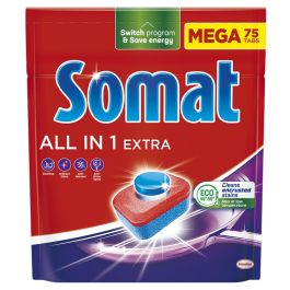 Somat All in 1 Extra tablete za mašinsko pranje posuđa 75 kom