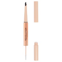 Makeup Revolution olovka i gel za obrve 2 u 1 Fluffy Brow Duo Ash Brown 0.12 g+1 ml