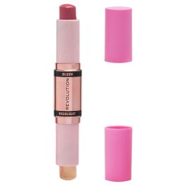 Makeup Revolution rumenilo i hajlajter u stiku Mauve Glow 2x 4.3 g