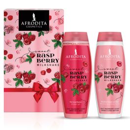 Afrodita Sweet Raspberry set (gel za tuširanje 200 ml+losion za telo 200 ml)