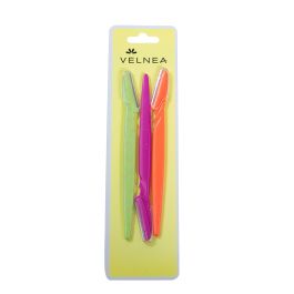 Velnea set nožić za obrve neon 3/1