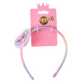 Yesss! dečji rajf za kosu roze glitter