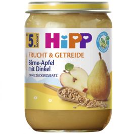 Hipp bio kašica voće i žitarice - kruška i jabuka sa speltom 190 g