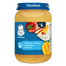 Gerber kašica jabuka, mango, breskva i svež sir 190 g