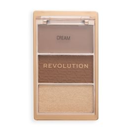 Makeup Revolution Bronze Icon paleta bronzera Golden Medium 2 x 3,5 g + 2,8 g