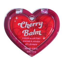 I Heart Revolution Cherry Balm rumenilo i ruž za usne Red Glace 2,4 g