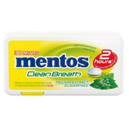 Mentos Clean Breath lemon melissa bombone, 21 g