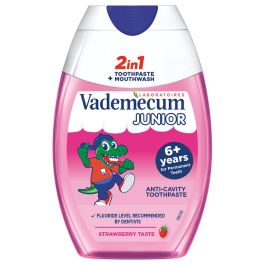 Vademecum dečija pasta za zube 2u1 Junior Strawberry 75 ml