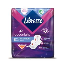 Libresse ultra goodnight ciklusni ulošci 8 kom
