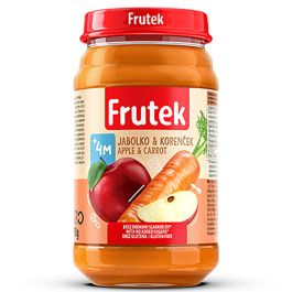 Frutek kašica od šargarepe i jabuke 190 g