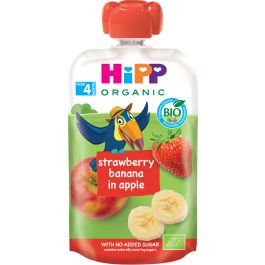 Hipp voćni užitak jagoda banana i jabuka 90 g