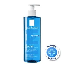 La Roche-Posay Effaclar penušavi gel za čišćenje masne, osetljive kože lica sklone aknama, 400 ml
