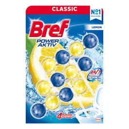 Bref Power Aktiv Lemon 4 funkcije WC osveživač 3x 50 g