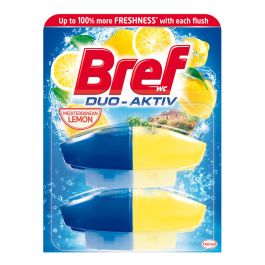 Bref Duo Aktive Lemon Freshness WC osveživač 2 x 50 ml