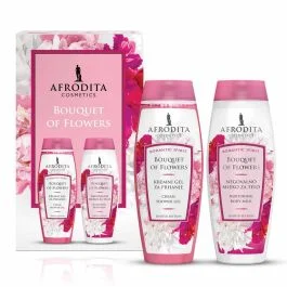 Afrodita Bouquet Of Flowers set (gel za tuširanje 200 ml + mleko za telo 200 ml)