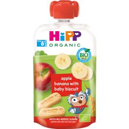 Hipp Voćni užitak jabuka, banana i dečiji keks 90 g