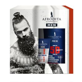 Afrodita Men Energy poklon set ( Sg 5D 250 ml, After shave losion 120 ml, krema za lice 20 ml)