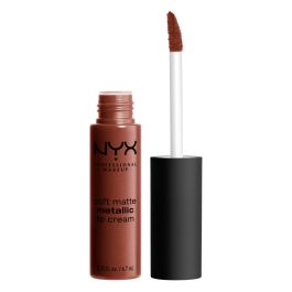 NYX Professional Makeup Tečni mat metalik ruž za usne Soft Matte Metallic 12-Dubai