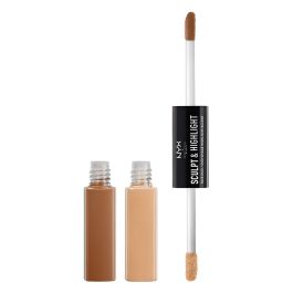 NYX Professional Makeup Tečni duo za konturisanje lica Sculpt&Higlight 02-Almond/Light